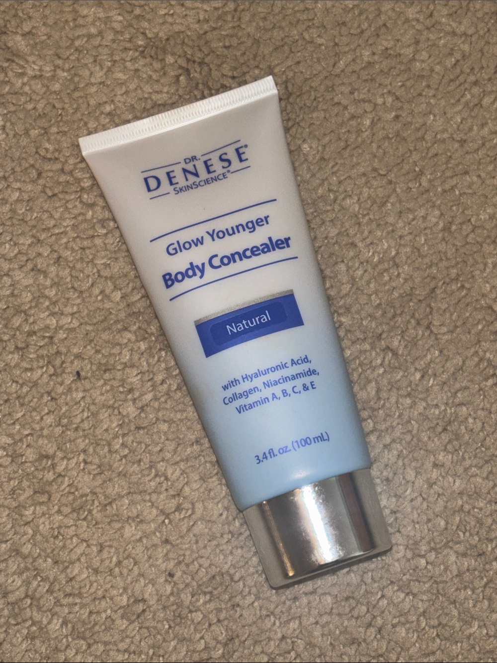 Dr. Denese Glow Younger Body Concealer - Natural (White/Blue Tube)